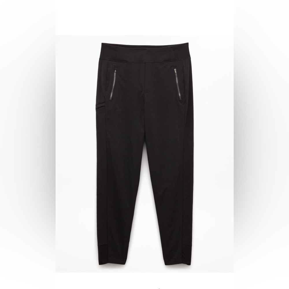 Athleta Trekkie Jogger Black Size 2 Zip Pocket Lightweight travel pants